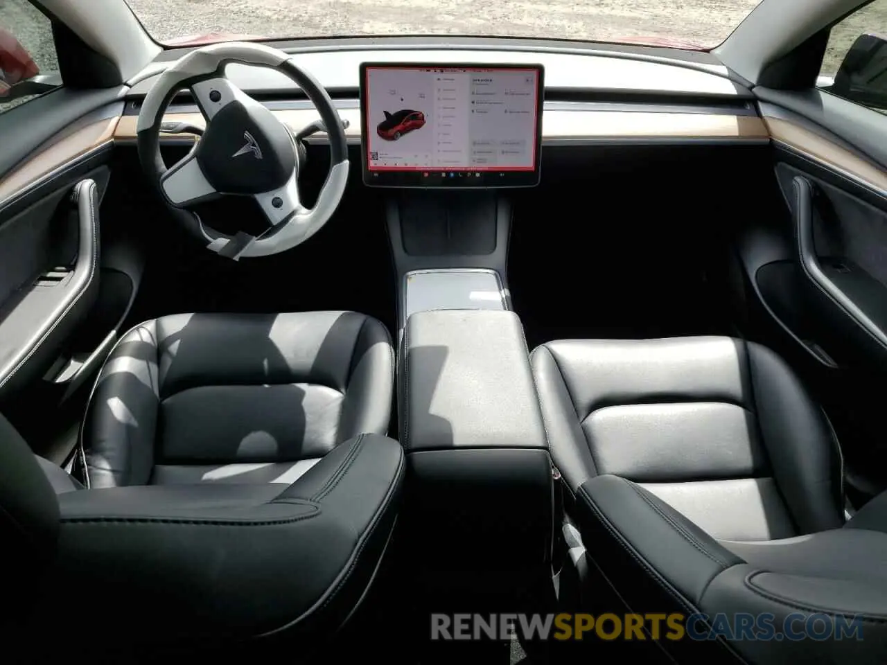 8 Фотография поврежденного автомобиля 5YJ3E1EA5NF155772 TESLA MODEL 3 2022