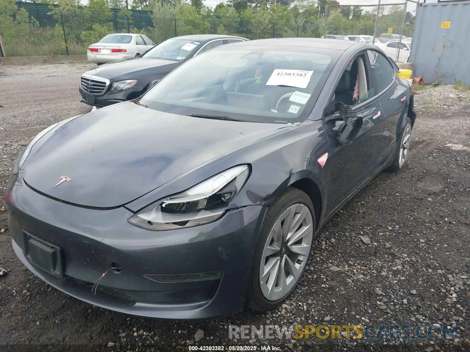2 Фотография поврежденного автомобиля 5YJ3E1EA5NF185905 TESLA MODEL 3 2022