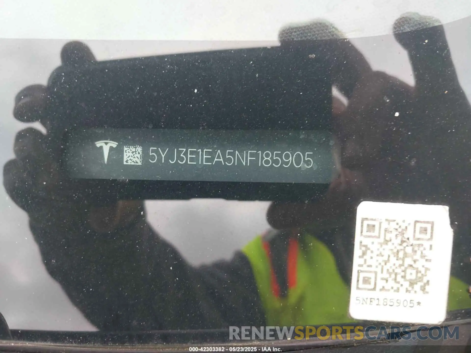 20 Фотография поврежденного автомобиля 5YJ3E1EA5NF185905 TESLA MODEL 3 2022
