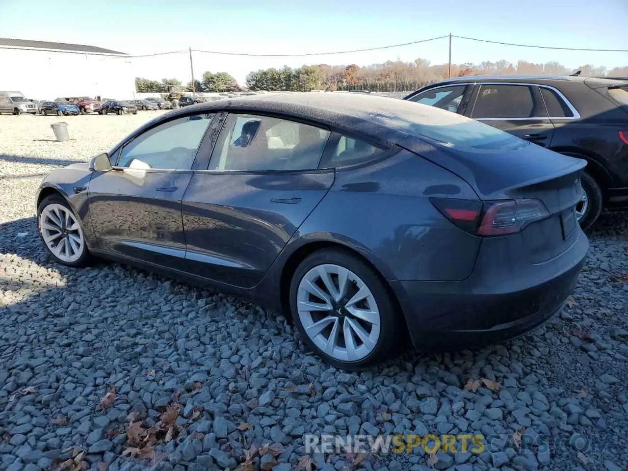 2 Photograph of a damaged car 5YJ3E1EA5NF190201 TESLA MODEL 3 2022