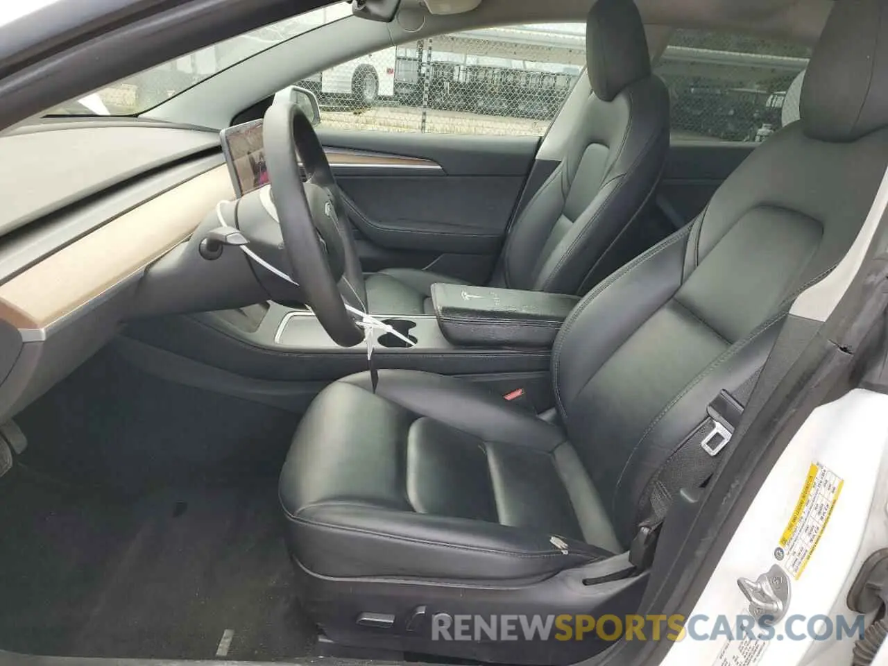 7 Photograph of a damaged car 5YJ3E1EA5NF201715 TESLA MODEL 3 2022