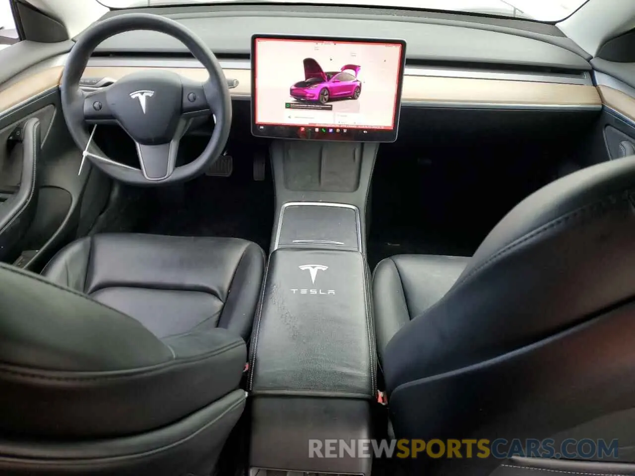8 Photograph of a damaged car 5YJ3E1EA5NF201715 TESLA MODEL 3 2022