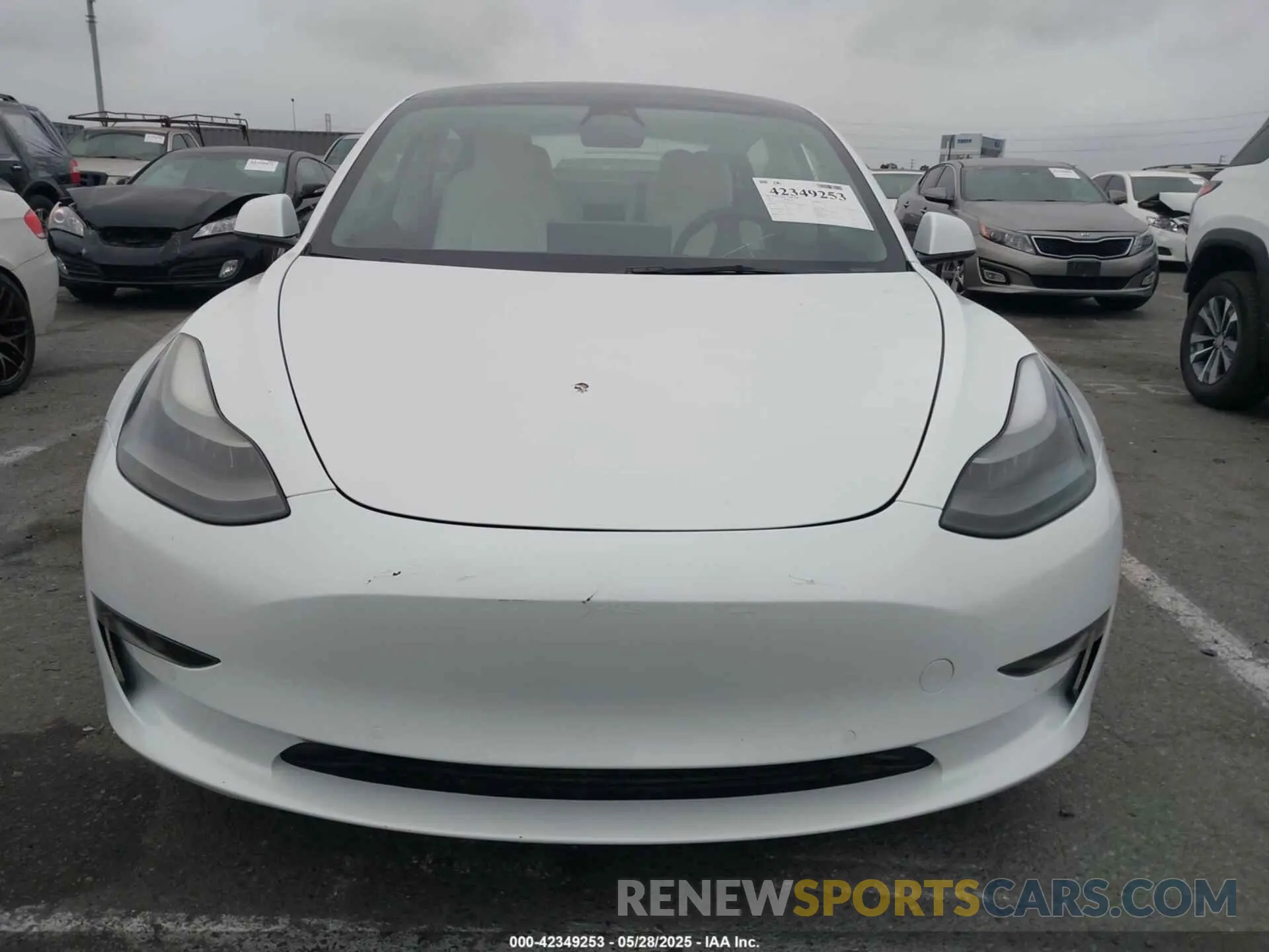 12 Фотография поврежденного автомобиля 5YJ3E1EA5NF251126 TESLA MODEL 3 2022