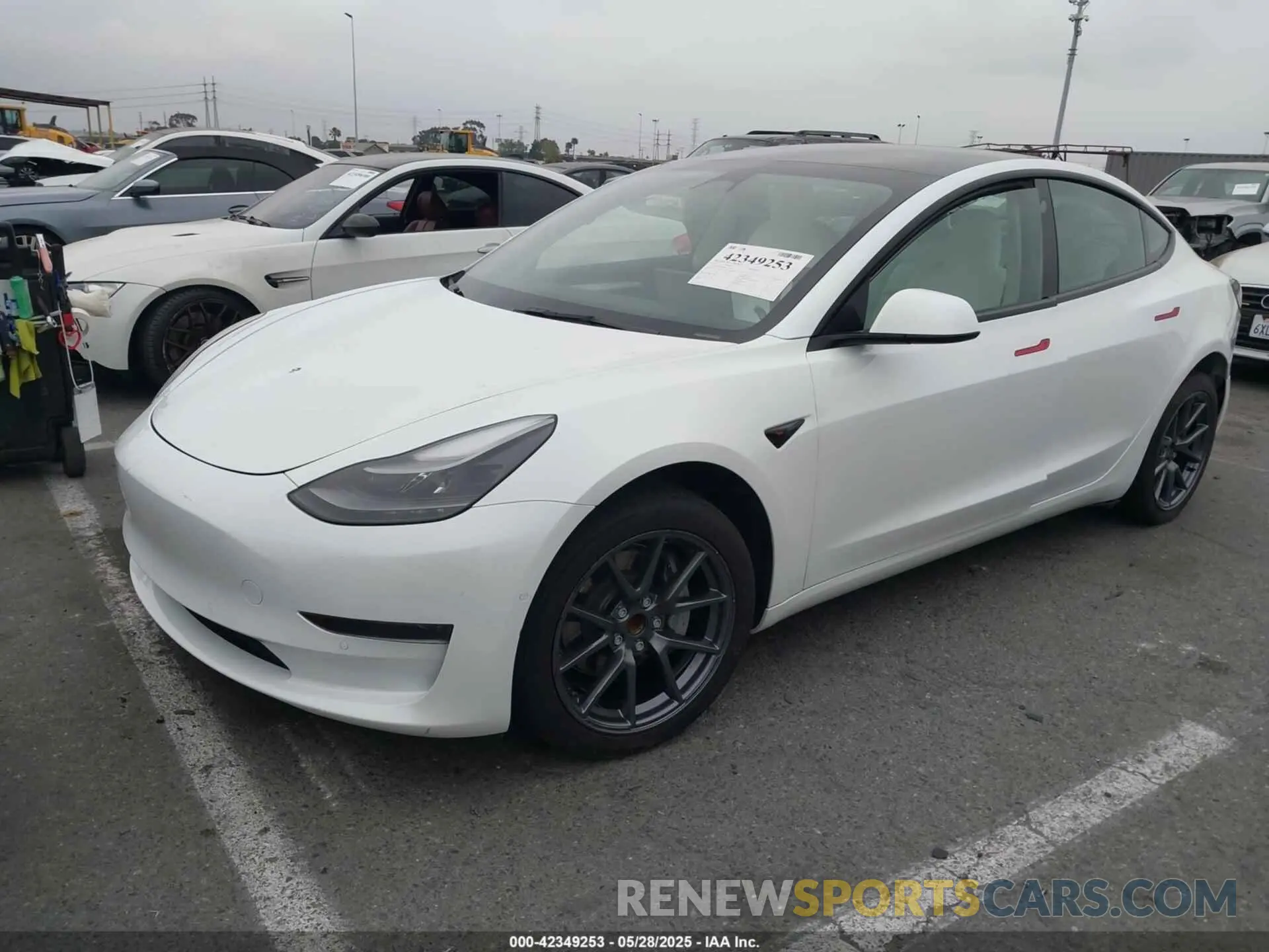 2 Фотография поврежденного автомобиля 5YJ3E1EA5NF251126 TESLA MODEL 3 2022