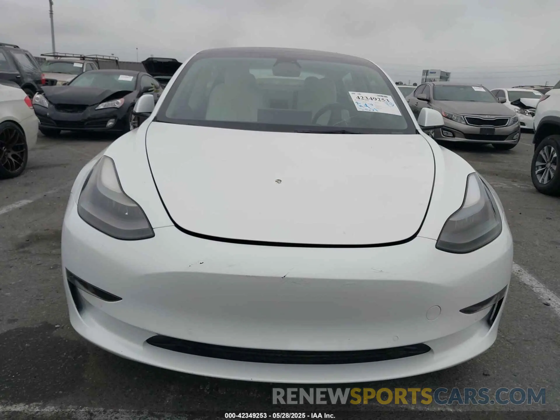 6 Фотография поврежденного автомобиля 5YJ3E1EA5NF251126 TESLA MODEL 3 2022
