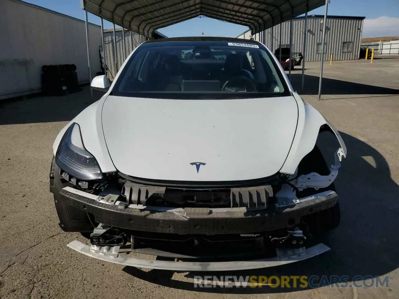 5 Фотография поврежденного автомобиля 5YJ3E1EA5NF252440 TESLA MODEL 3 2022