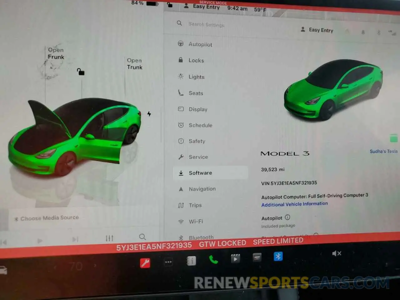 9 Фотография поврежденного автомобиля 5YJ3E1EA5NF321935 TESLA MODEL 3 2022