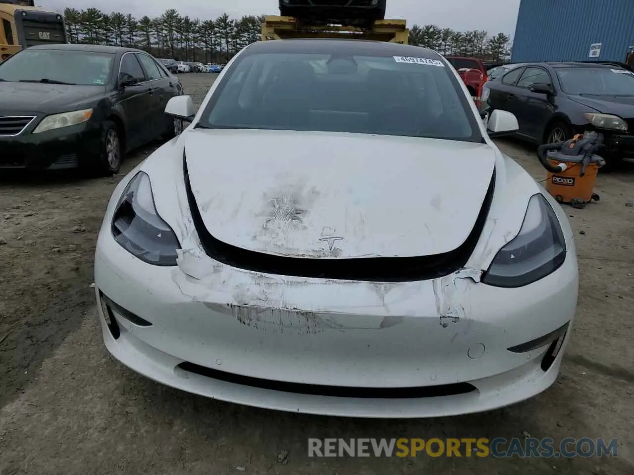 5 Photograph of a damaged car 5YJ3E1EA5NF324625 TESLA MODEL 3 2022