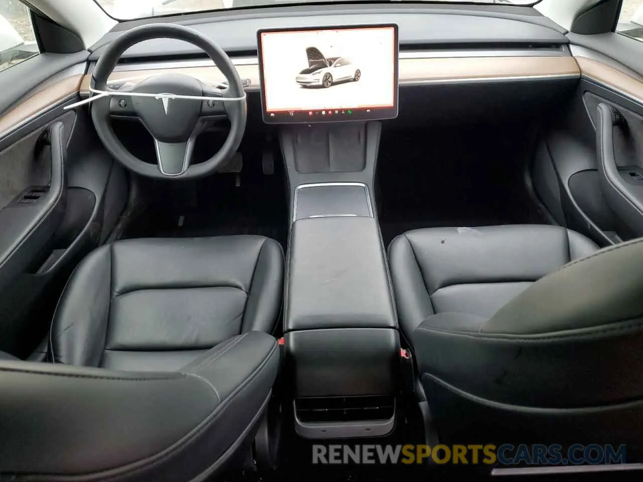 8 Photograph of a damaged car 5YJ3E1EA5NF324625 TESLA MODEL 3 2022