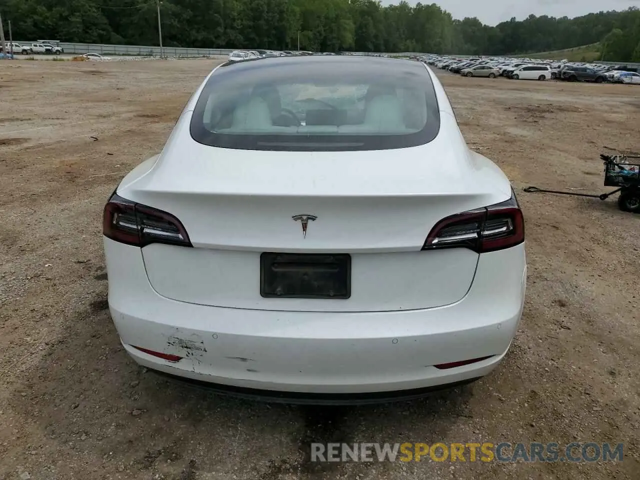 6 Фотография поврежденного автомобиля 5YJ3E1EA5NF351193 TESLA MODEL 3 2022