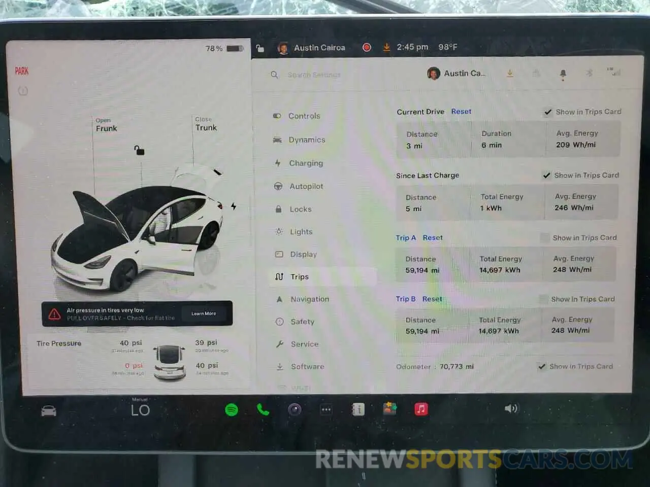 9 Фотография поврежденного автомобиля 5YJ3E1EA5NF351193 TESLA MODEL 3 2022