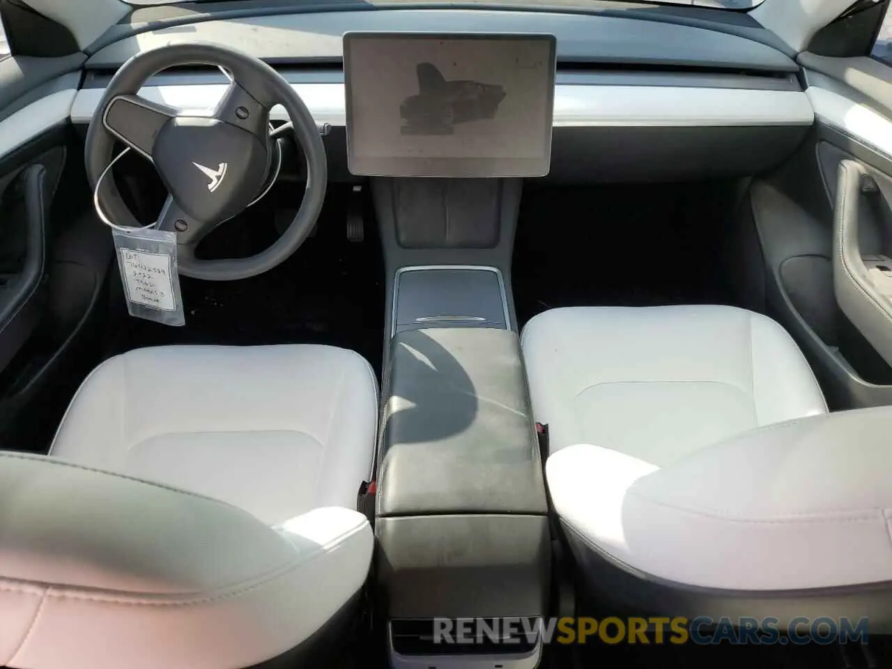 8 Photograph of a damaged car 5YJ3E1EA5NF352456 TESLA MODEL 3 2022