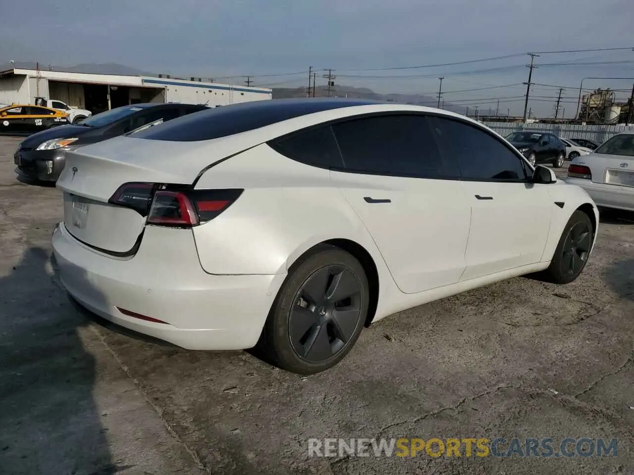 3 Photograph of a damaged car 5YJ3E1EA5NF360119 TESLA MODEL 3 2022
