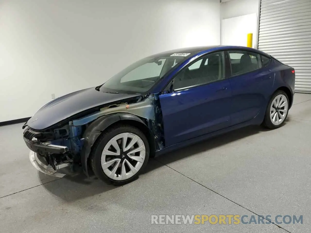 1 Photograph of a damaged car 5YJ3E1EA5NF368902 TESLA MODEL 3 2022