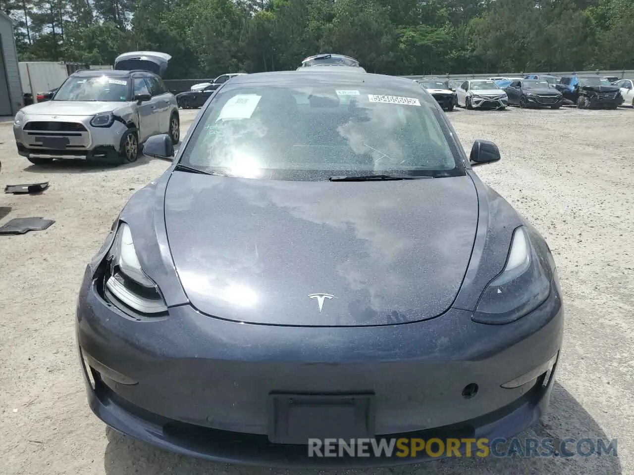 5 Photograph of a damaged car 5YJ3E1EA5NF370682 TESLA MODEL 3 2022