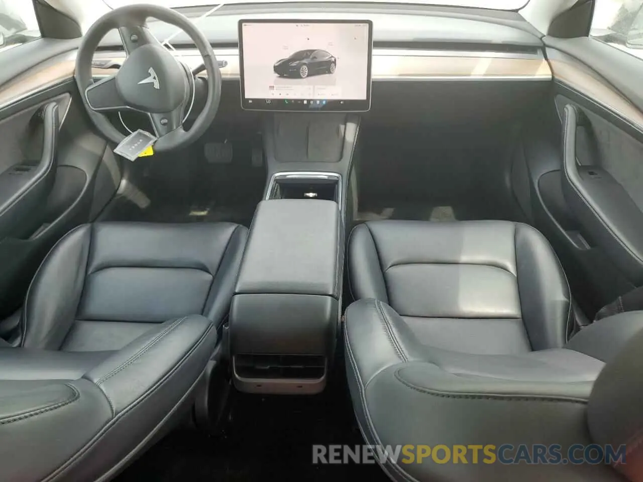 8 Photograph of a damaged car 5YJ3E1EA5NF370682 TESLA MODEL 3 2022