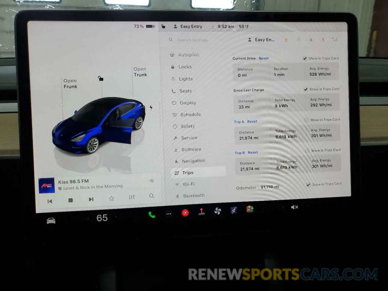 9 Фотография поврежденного автомобиля 5YJ3E1EA5NF371945 TESLA MODEL 3 2022