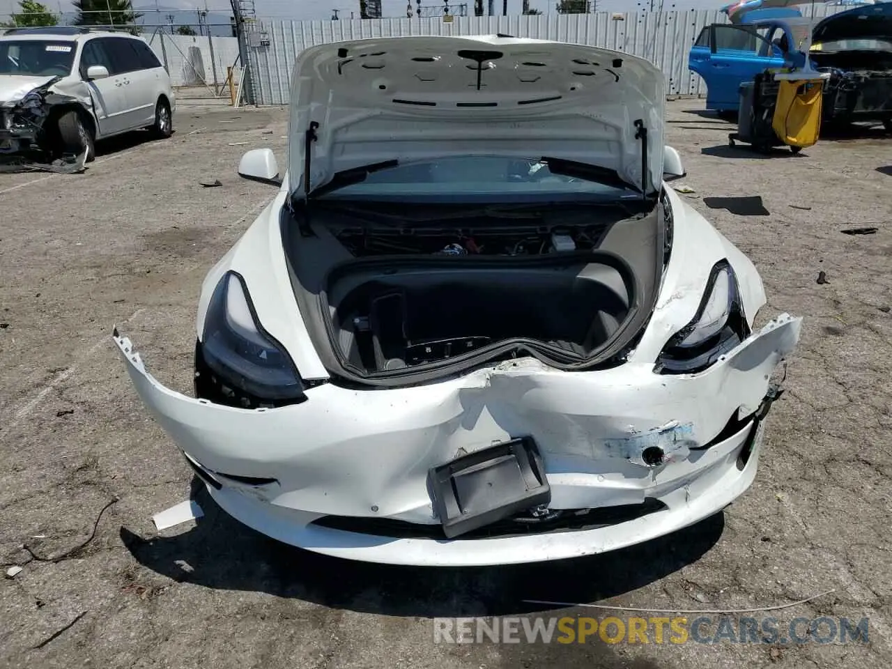 5 Фотография поврежденного автомобиля 5YJ3E1EA5NF375963 TESLA MODEL 3 2022
