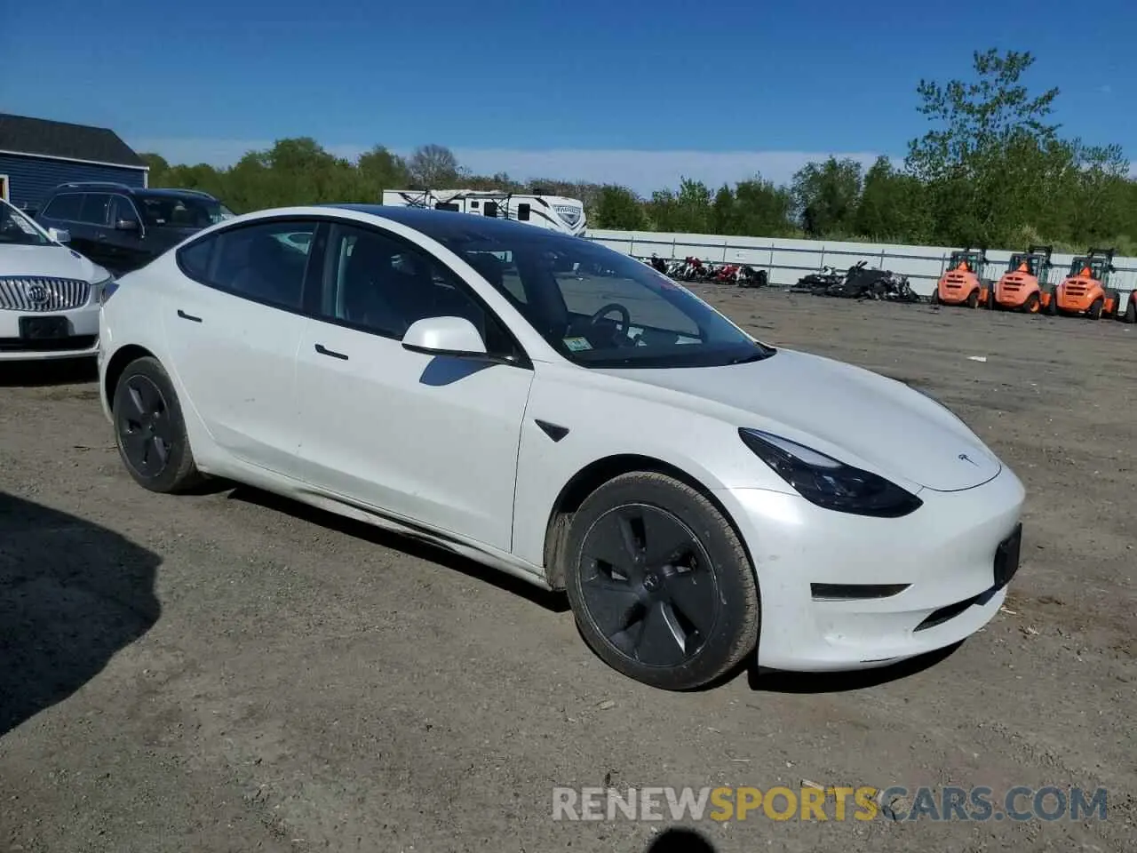 4 Фотография поврежденного автомобиля 5YJ3E1EA6NF115460 TESLA MODEL 3 2022