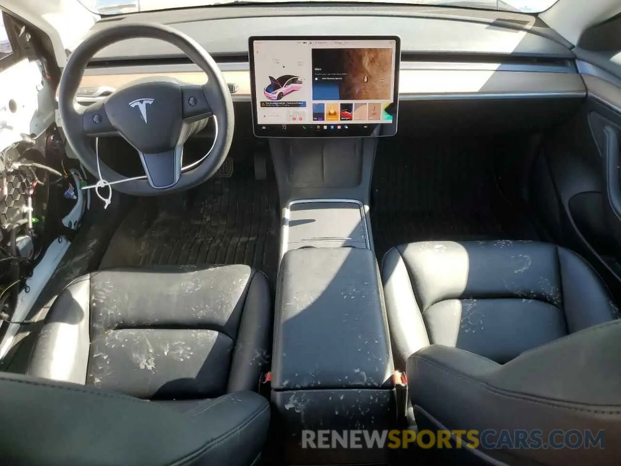 8 Фотография поврежденного автомобиля 5YJ3E1EA6NF115460 TESLA MODEL 3 2022