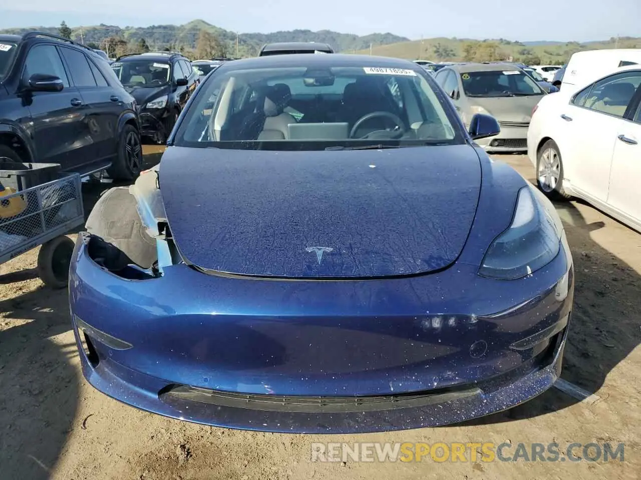 5 Фотография поврежденного автомобиля 5YJ3E1EA6NF147728 TESLA MODEL 3 2022