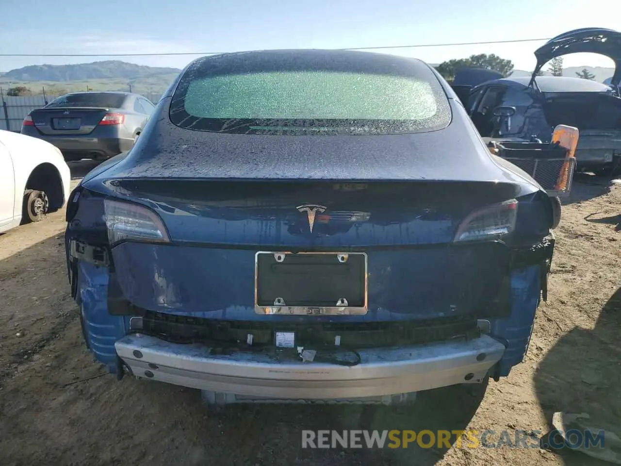 6 Фотография поврежденного автомобиля 5YJ3E1EA6NF147728 TESLA MODEL 3 2022