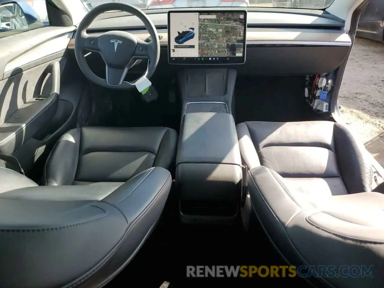 8 Фотография поврежденного автомобиля 5YJ3E1EA6NF147728 TESLA MODEL 3 2022