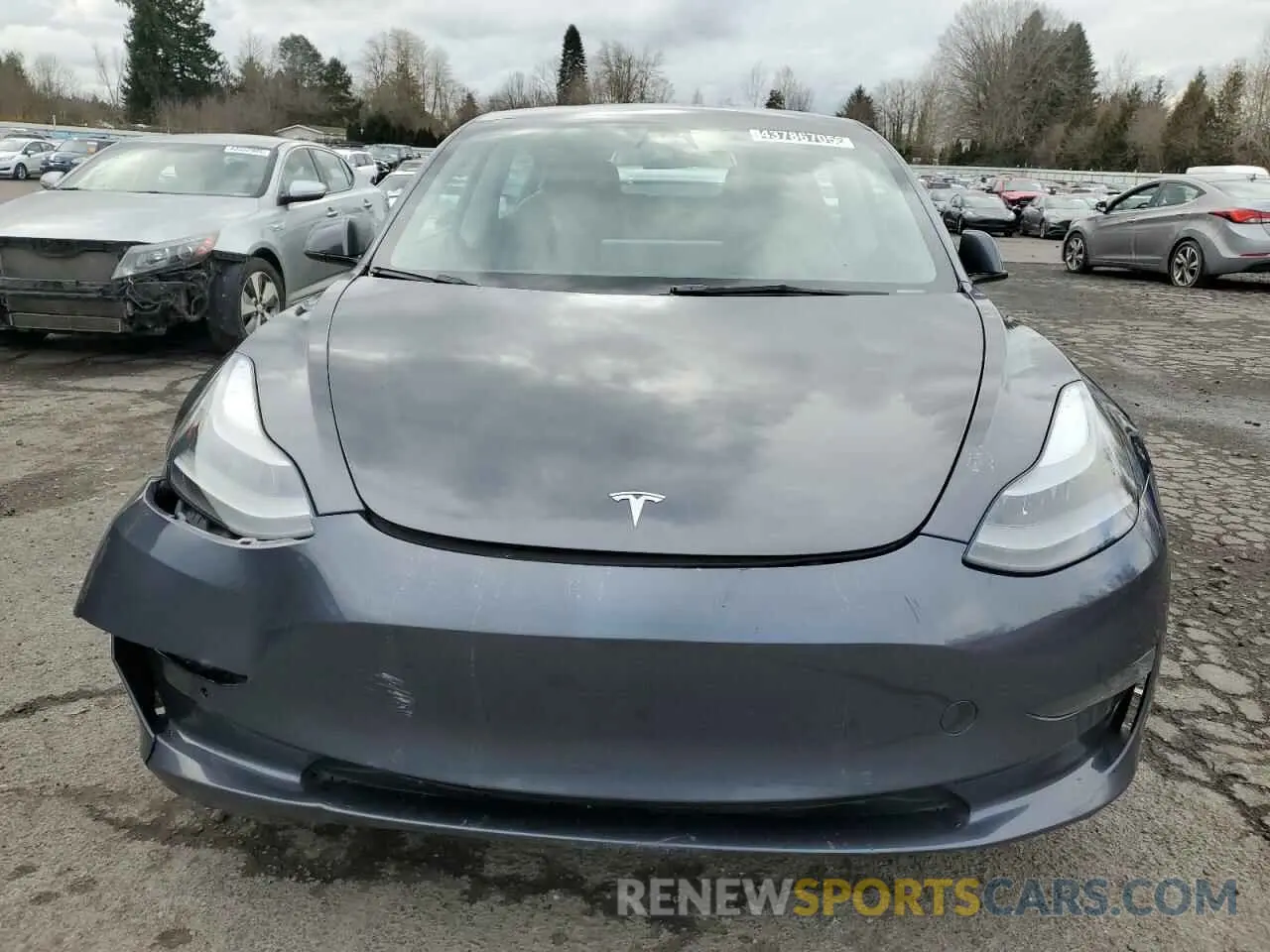 5 Photograph of a damaged car 5YJ3E1EA6NF190627 TESLA MODEL 3 2022
