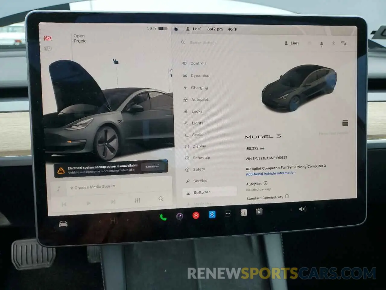 9 Photograph of a damaged car 5YJ3E1EA6NF190627 TESLA MODEL 3 2022