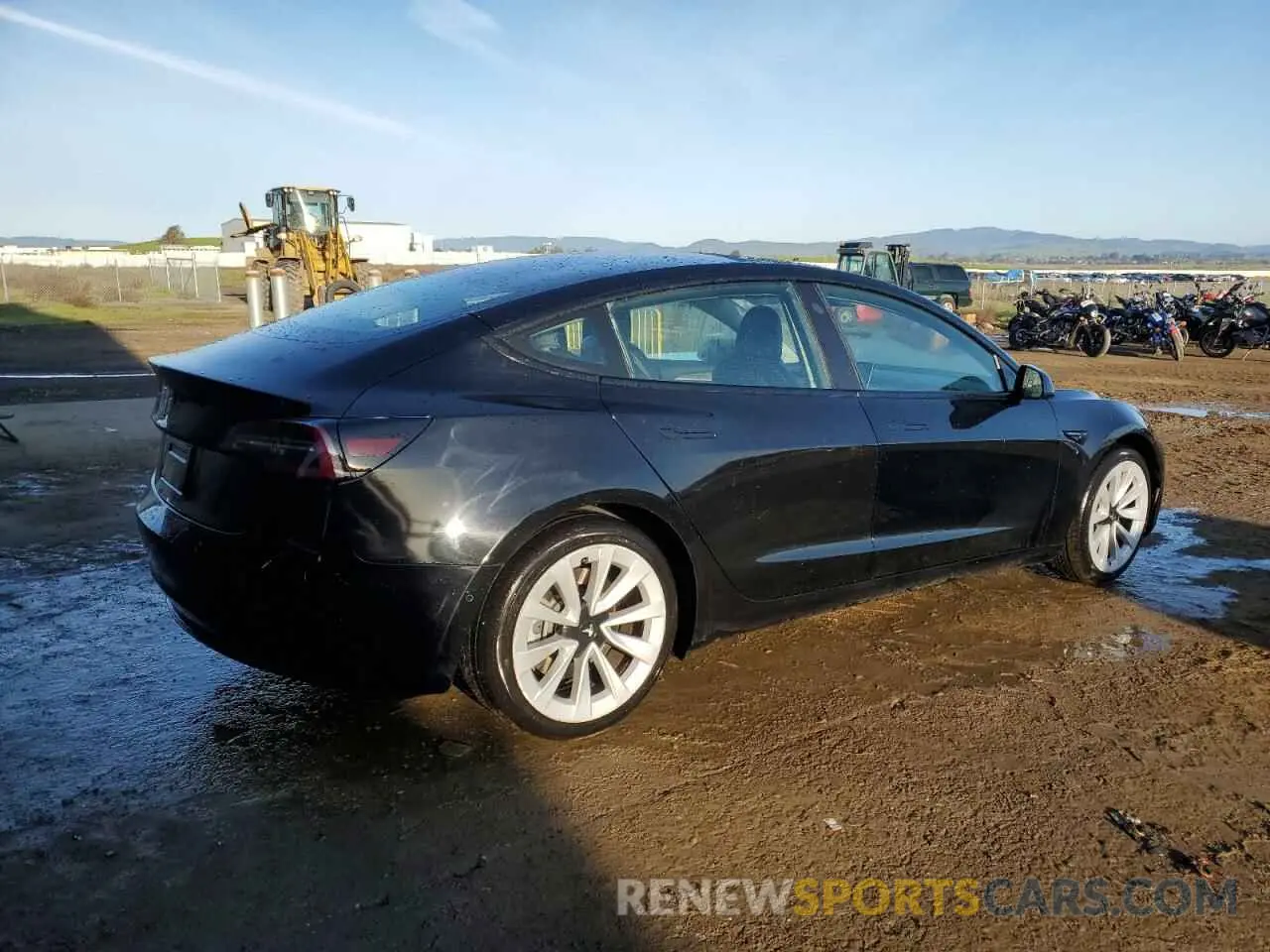 3 Photograph of a damaged car 5YJ3E1EA6NF191129 TESLA MODEL 3 2022