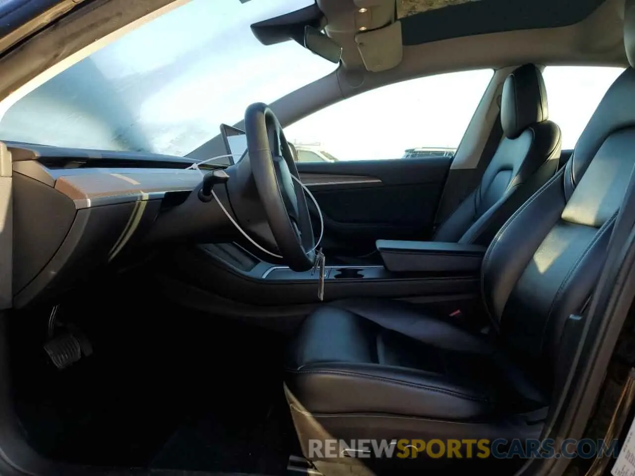 7 Photograph of a damaged car 5YJ3E1EA6NF191129 TESLA MODEL 3 2022