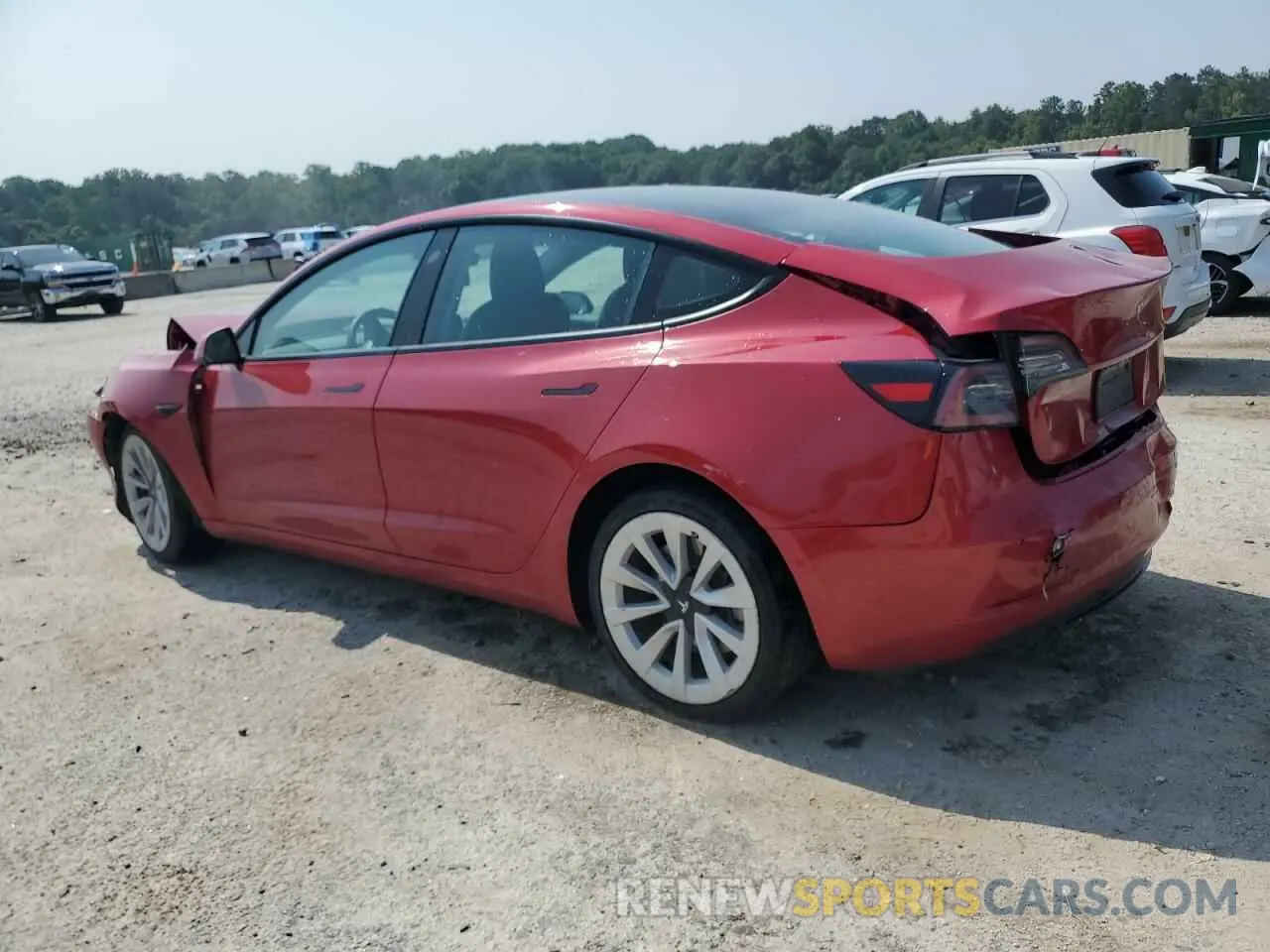 2 Фотография поврежденного автомобиля 5YJ3E1EA6NF192023 TESLA MODEL 3 2022