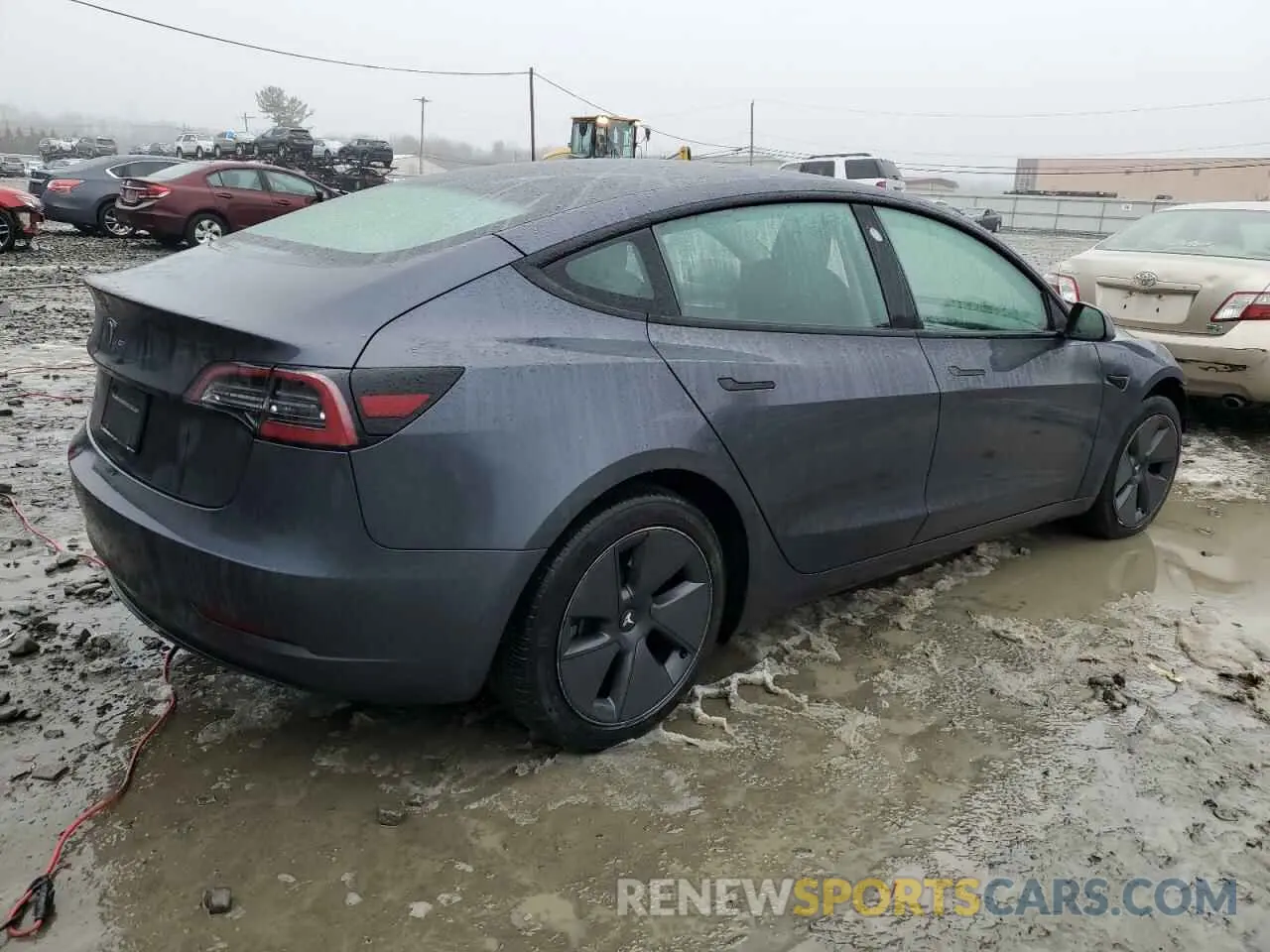 3 Photograph of a damaged car 5YJ3E1EA6NF197819 TESLA MODEL 3 2022