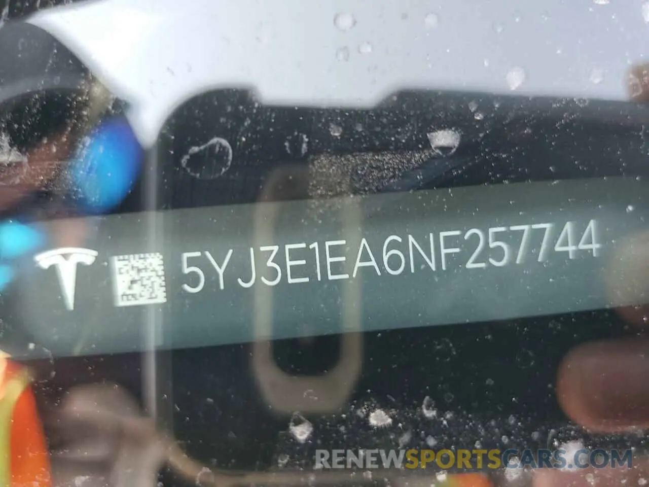 12 Фотография поврежденного автомобиля 5YJ3E1EA6NF257744 TESLA MODEL 3 2022