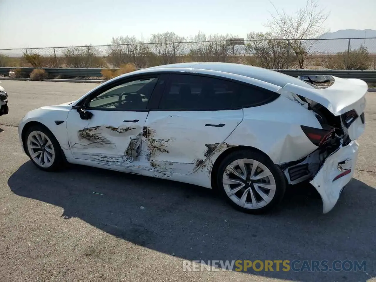 2 Фотография поврежденного автомобиля 5YJ3E1EA6NF257744 TESLA MODEL 3 2022
