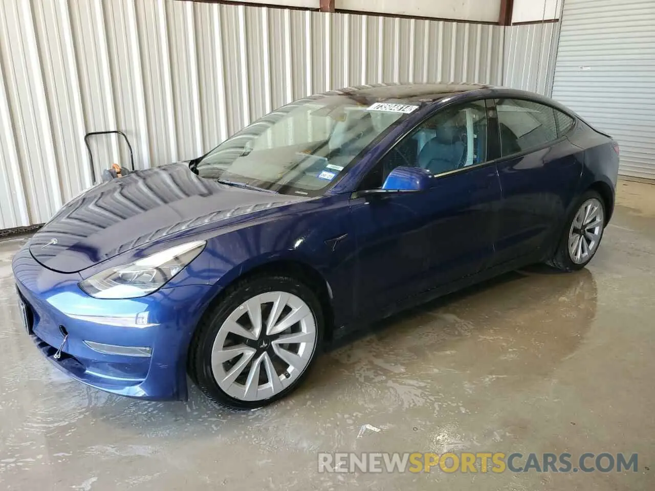 1 Photograph of a damaged car 5YJ3E1EA6NF285558 TESLA MODEL 3 2022
