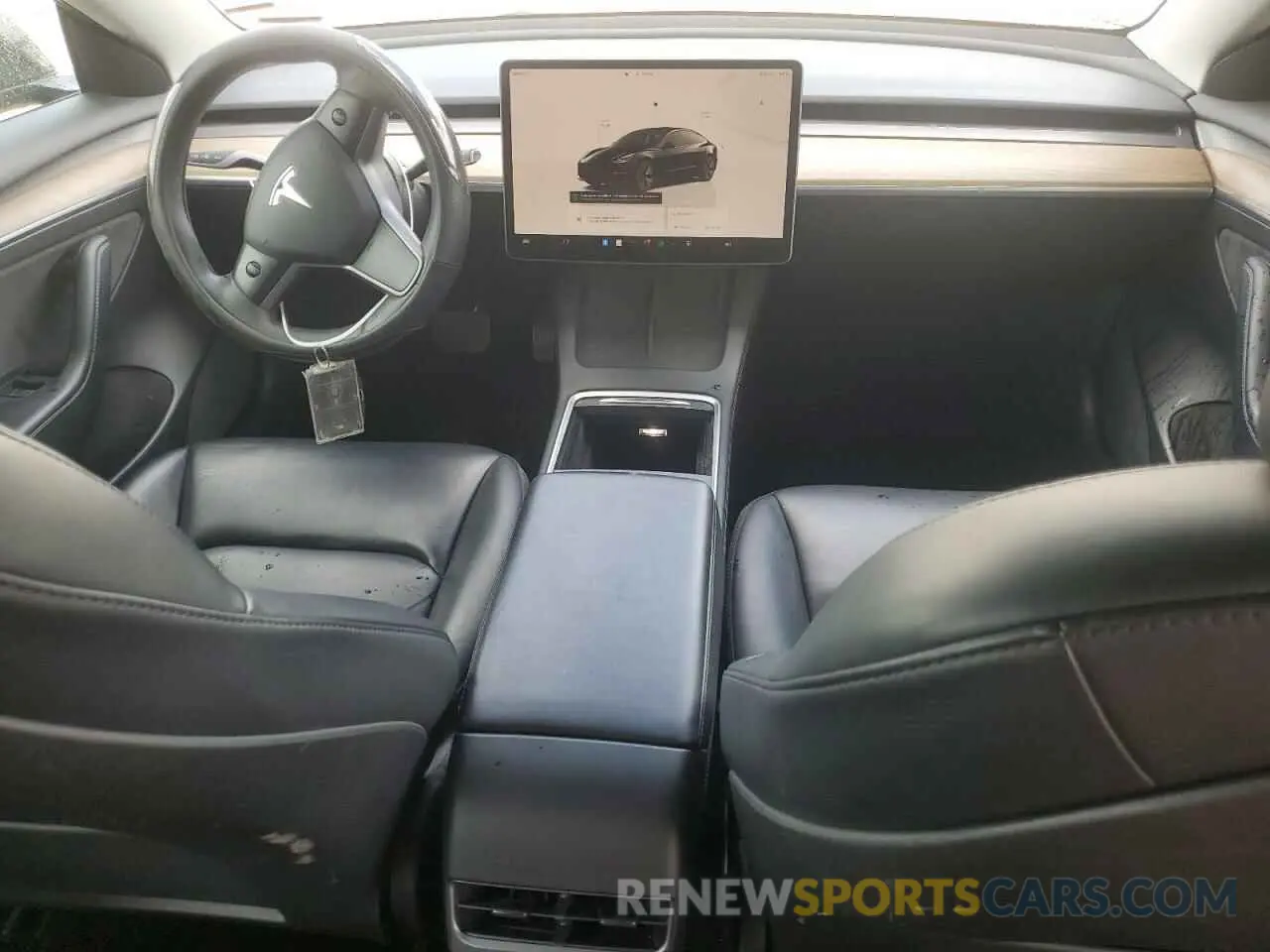 8 Photograph of a damaged car 5YJ3E1EA6NF287553 TESLA MODEL 3 2022