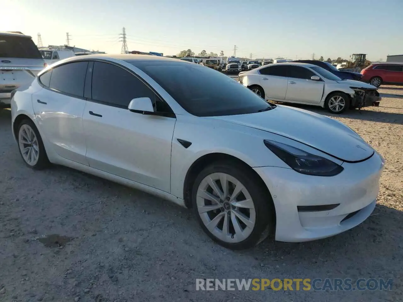 4 Фотография поврежденного автомобиля 5YJ3E1EA6NF289495 TESLA MODEL 3 2022