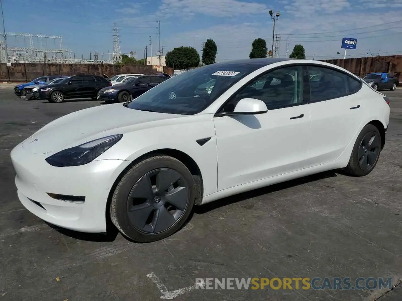 1 Photograph of a damaged car 5YJ3E1EA6NF331051 TESLA MODEL 3 2022