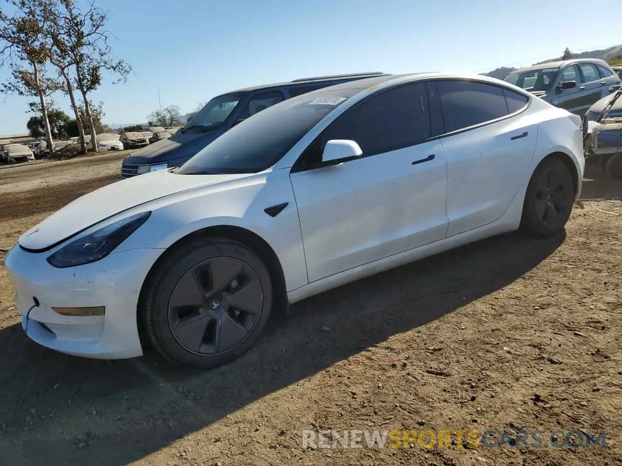 1 Photograph of a damaged car 5YJ3E1EA6NF331096 TESLA MODEL 3 2022