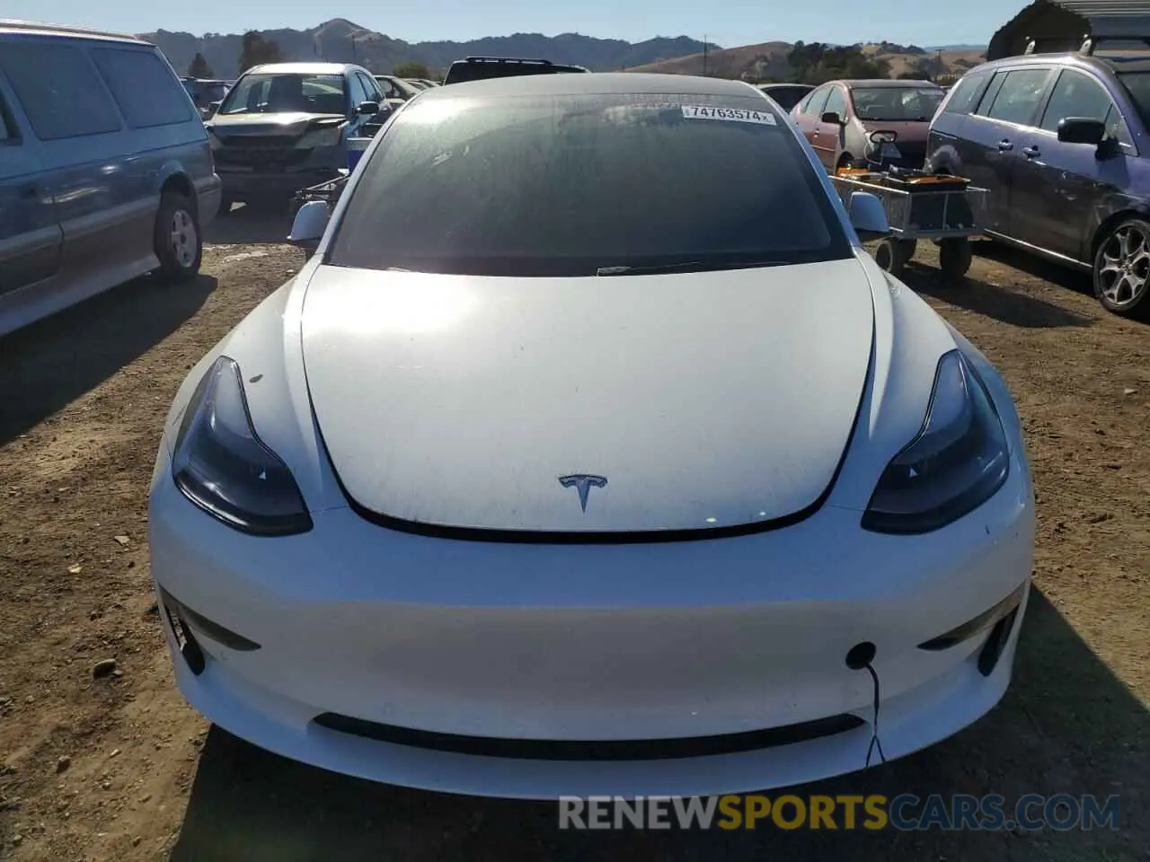 5 Photograph of a damaged car 5YJ3E1EA6NF331096 TESLA MODEL 3 2022