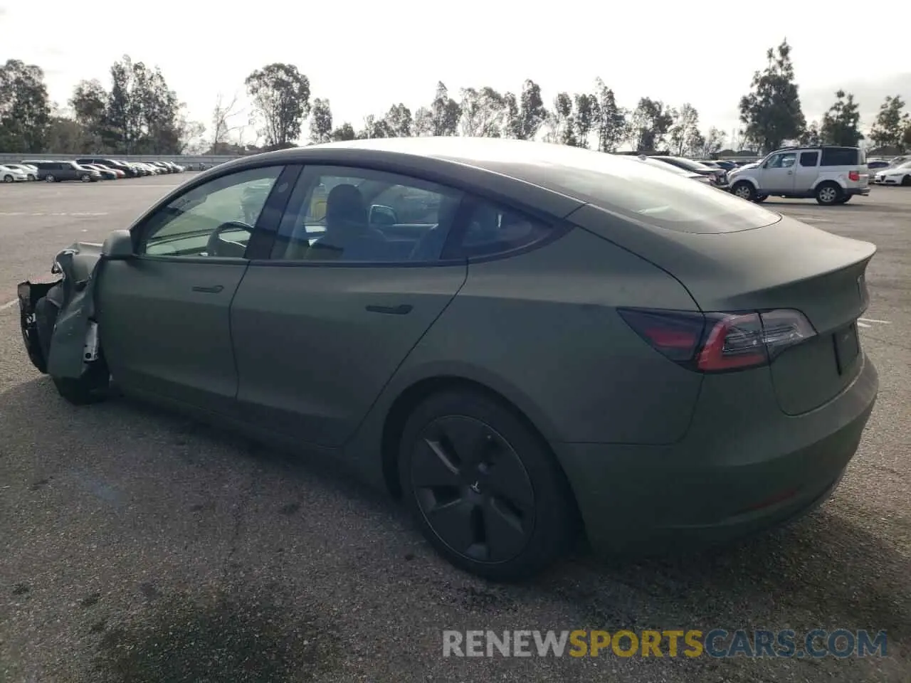 2 Photograph of a damaged car 5YJ3E1EA6NF340655 TESLA MODEL 3 2022
