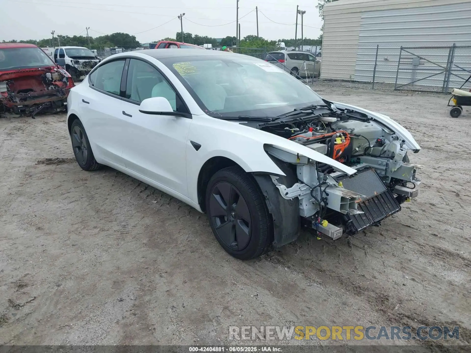 1 Фотография поврежденного автомобиля 5YJ3E1EA6NF344222 TESLA MODEL 3 2022