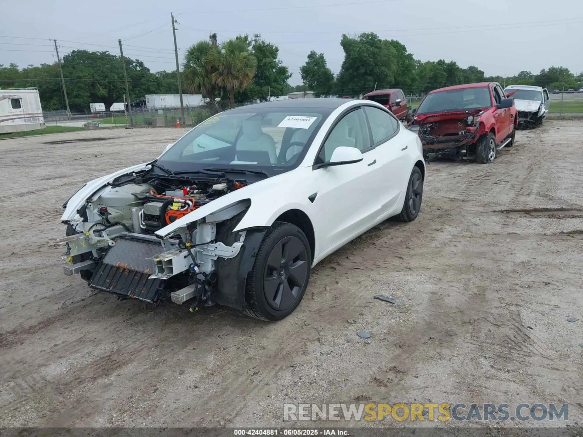 2 Фотография поврежденного автомобиля 5YJ3E1EA6NF344222 TESLA MODEL 3 2022