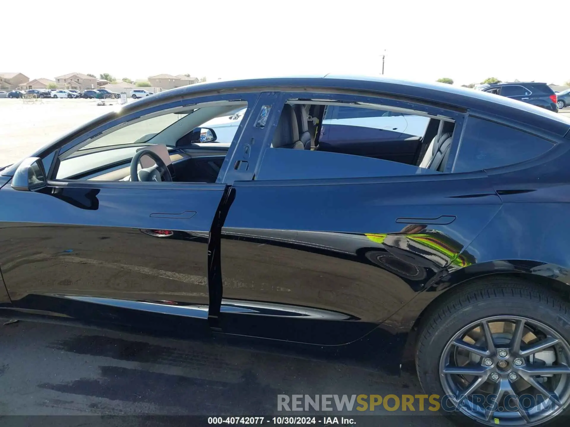 13 Photograph of a damaged car 5YJ3E1EA6NF352191 TESLA MODEL 3 2022