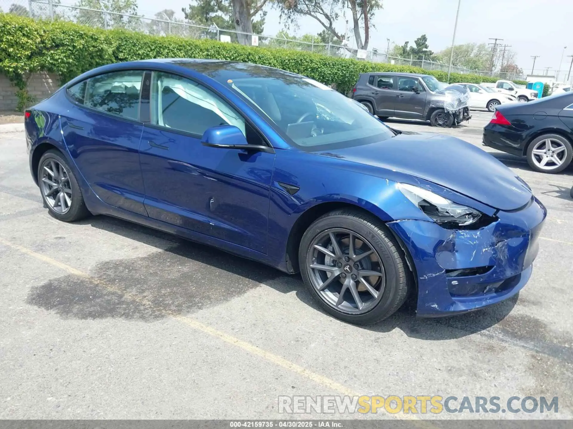 1 Фотография поврежденного автомобиля 5YJ3E1EA6NF362512 TESLA MODEL 3 2022