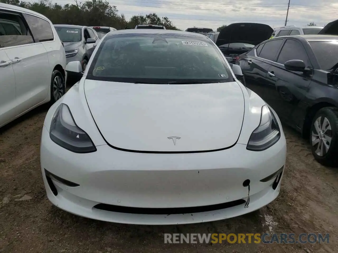 5 Photograph of a damaged car 5YJ3E1EA6NF368696 TESLA MODEL 3 2022
