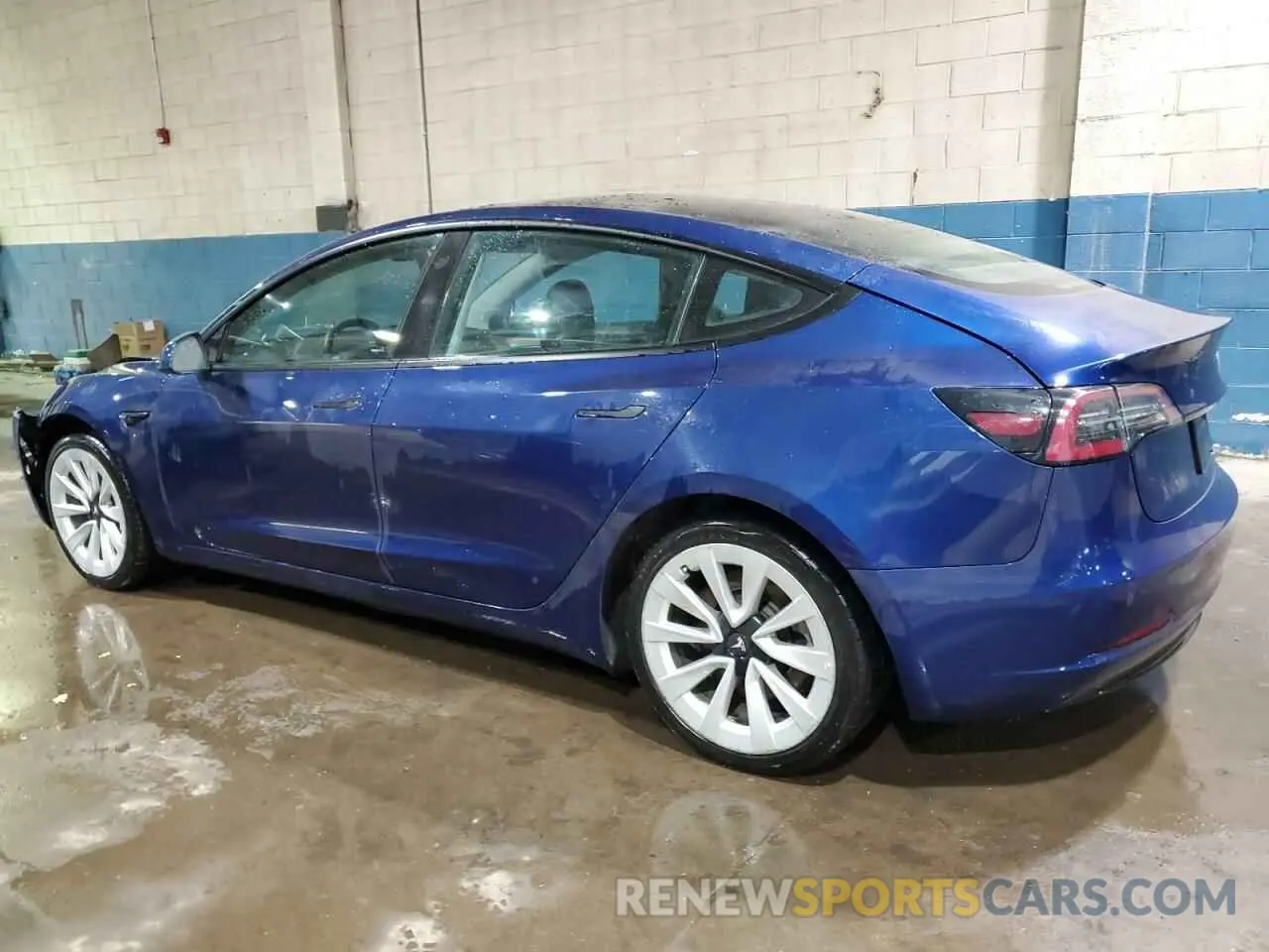 2 Photograph of a damaged car 5YJ3E1EA6NF370822 TESLA MODEL 3 2022