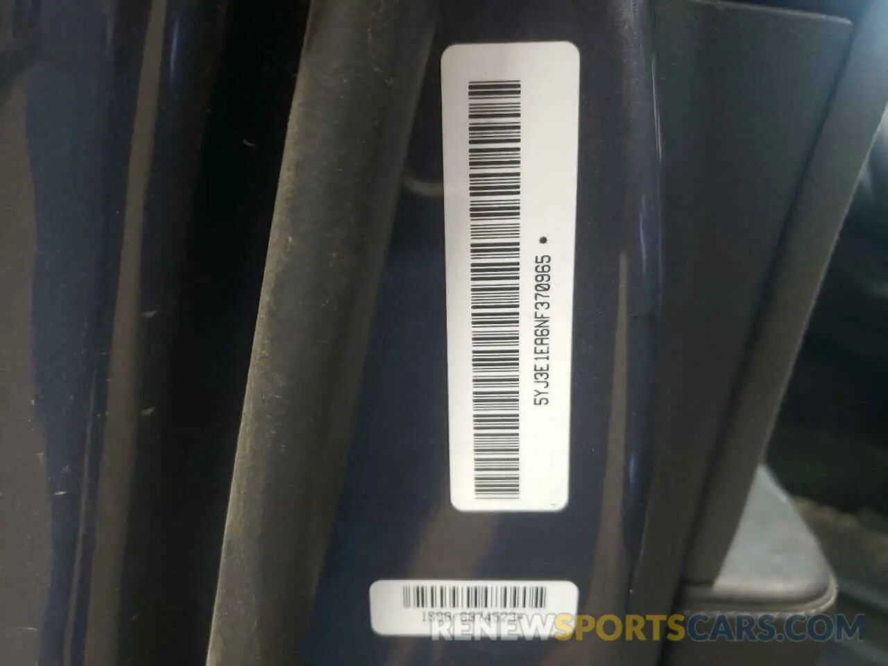 12 Photograph of a damaged car 5YJ3E1EA6NF370965 TESLA MODEL 3 2022