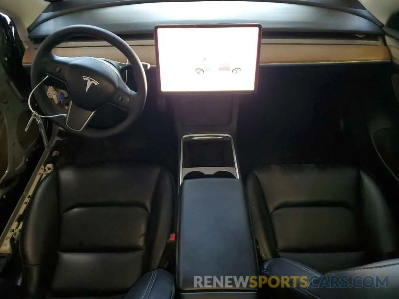 8 Photograph of a damaged car 5YJ3E1EA6NF371758 TESLA MODEL 3 2022